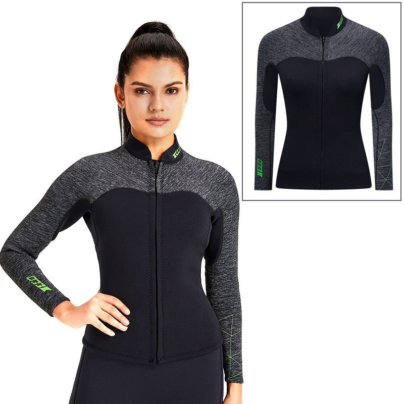 Wetsuit 3Mm Neoprene - 여성용 긴팔 네오프렌 잠수복, 냉수 수영