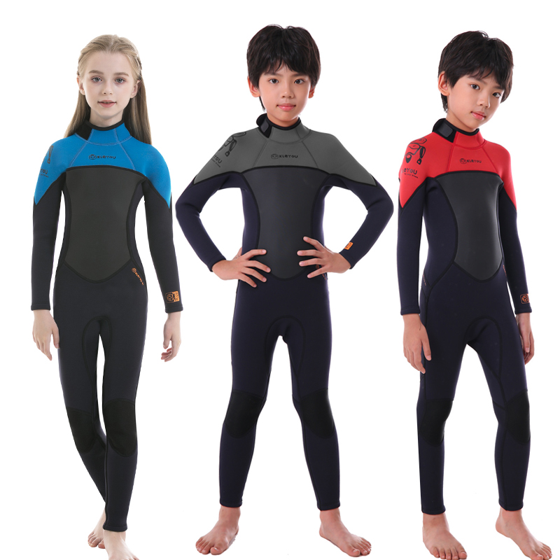 어린이를위한 2.5MM 네오프렌 잠수복 열 전체 수영복 - Wetsuit 3Mm Neoprene 리뷰 및 가격