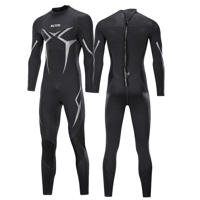 네오프렌 잠수복 3mm 남성용 긴 소매 원피스 잠수복  - Wetsuit 3Mm Neoprene 리뷰 및 가격