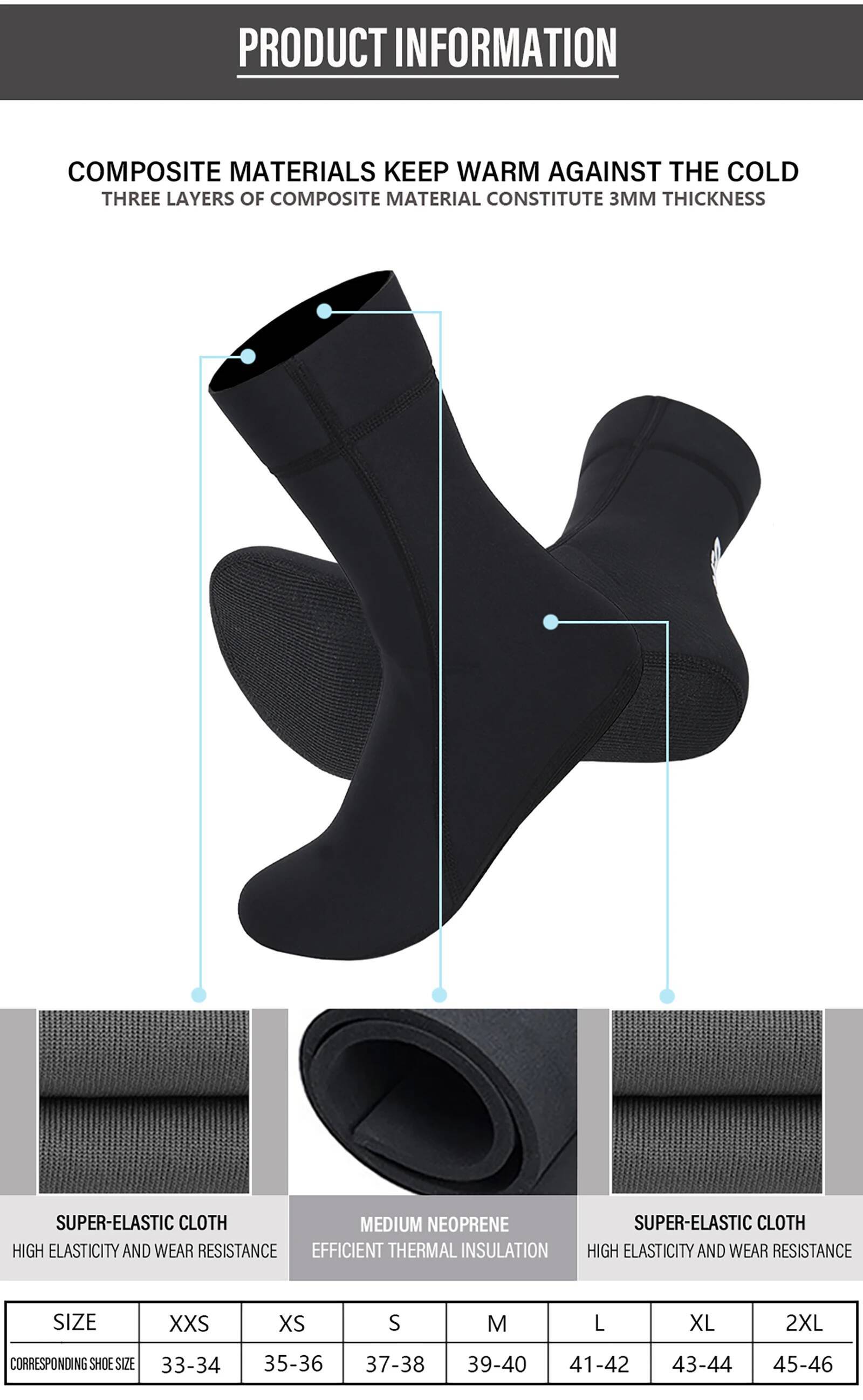 양말 1.5mm/3mm/5mm 비치 네오프렌 다이빙 웻 - Wetsuit 3Mm Neoprene 리뷰 및 가격