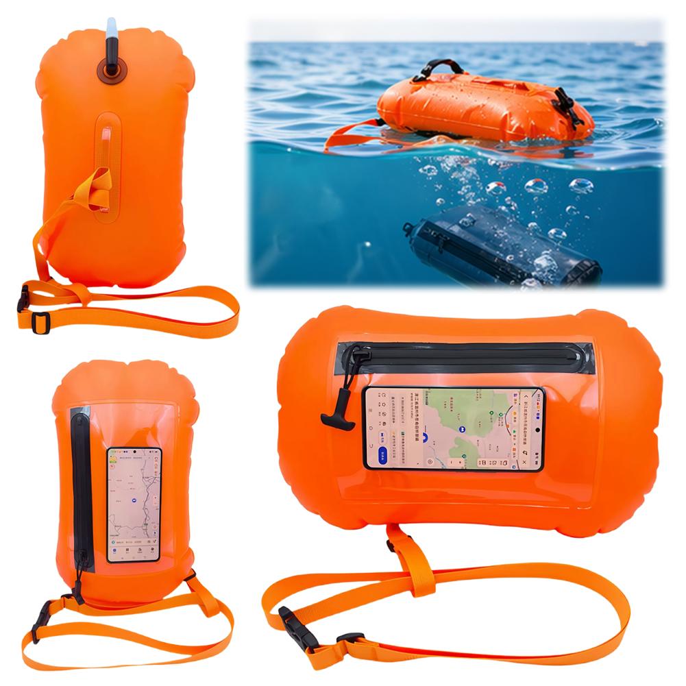 새로운 수영 부표 방수 드라이 백 (터치스크린 휴대폰  - Swim Buoy Open Water 리뷰 및 가격